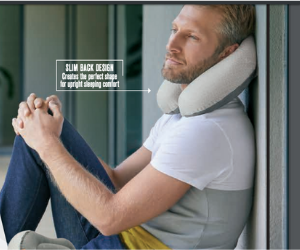 Hybrid store travel pillow