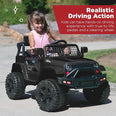 Image of 12V Kids Ride On Jeep Car w/Parent Remote Control - Black