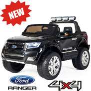 Ford Ranger F650 (Black) ride on car, 4 Wheel drive and Rubber tyres KIDS RIDE ON ELECTRIC CARS- SA SCOOTER SHOP