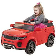 DEMO 12V RED EVOQUE RIDE ON CAR -LICENSED